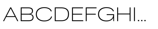 Rules Extended Ultra Light Font