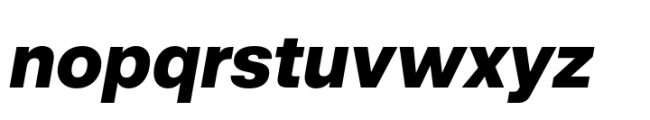 Rules Extra Bold Italic Font LOWERCASE