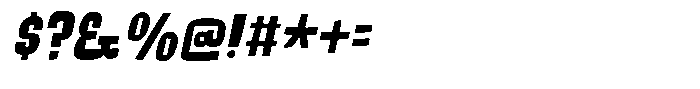 Rules For Fools Italic Font OTHER CHARS