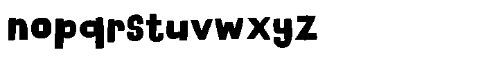 Rules For Fools Regular Font LOWERCASE