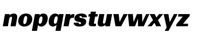 Rules Gothic Black Italic Font LOWERCASE