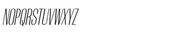 Rules Gothic Compressed Light Italic Font UPPERCASE