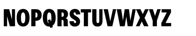 Rules Gothic Condensed Black Font UPPERCASE