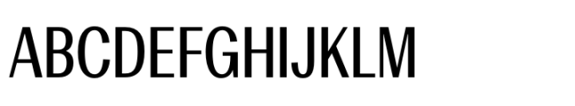 Rules Gothic Condensed Medium Font