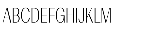 Rules Gothic Condensed Ultra Light Font