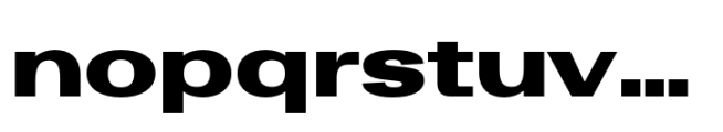 Rules Gothic Expanded Black Font LOWERCASE