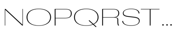 Rules Gothic Expanded Thin Font UPPERCASE