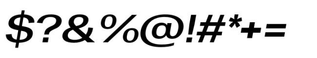 Rules Gothic Extended Bold Italic Font OTHER CHARS