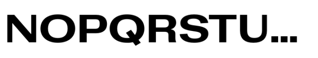 Rules Gothic Extended Extra Bold Font UPPERCASE