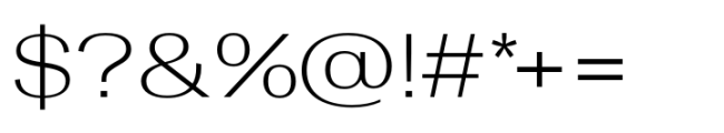 Rules Gothic Extended Light Font OTHER CHARS
