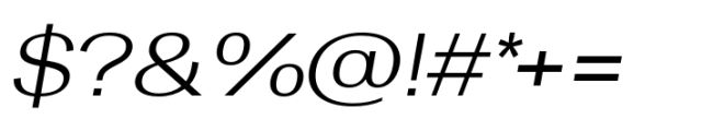 Rules Gothic Extended Regular Italic Font OTHER CHARS