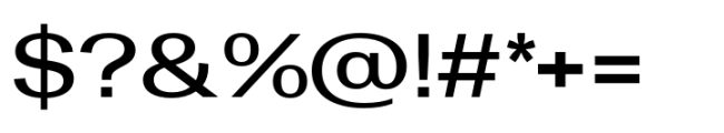 Rules Gothic Extended Semibold Font OTHER CHARS
