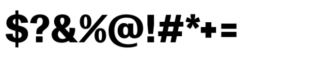Rules Gothic Extra Bold Font OTHER CHARS