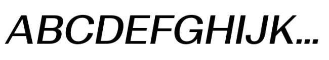Rules Gothic Semibold Italic Font UPPERCASE