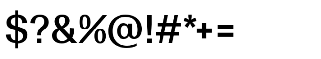 Rules Gothic Semibold Font OTHER CHARS