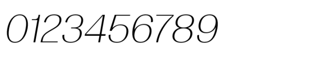 Rules Gothic Ultra Light Italic Font OTHER CHARS