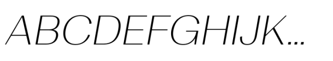 Rules Gothic Ultra Light Italic Font