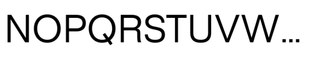 Rules Regular Font UPPERCASE
