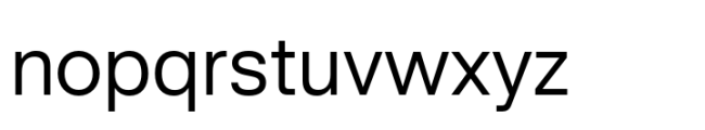 Rules Regular Font LOWERCASE