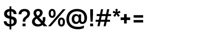 Rules Semibold Font OTHER CHARS