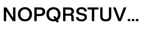 Rules Semibold Font UPPERCASE