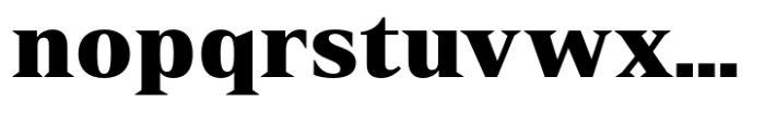 Rules Serif Black Font LOWERCASE