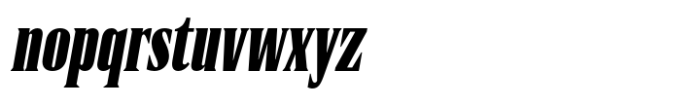 Rules Serif Cmp Black Italic Font LOWERCASE