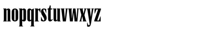 Rules Serif Cmp Extra Bold Font LOWERCASE