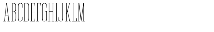 Rules Serif Cmp Thin Font UPPERCASE