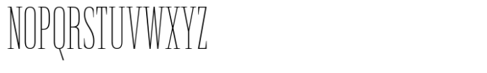 Rules Serif Cmp Thin Font UPPERCASE