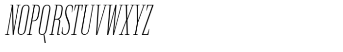 Rules Serif Cmp Ultra Light Italic Font UPPERCASE