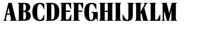 Rules Serif Cnd Black Font UPPERCASE