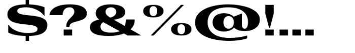 Rules Serif Exp Black Font OTHER CHARS