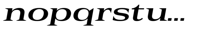 Rules Serif Exp Bold Italic Font LOWERCASE