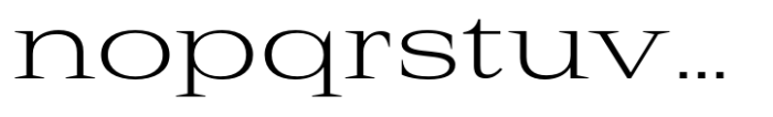 Rules Serif Exp Light Font LOWERCASE
