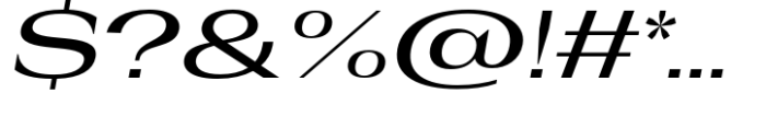 Rules Serif Exp Medium Italic Font OTHER CHARS
