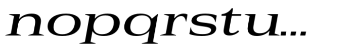 Rules Serif Exp Medium Italic Font LOWERCASE