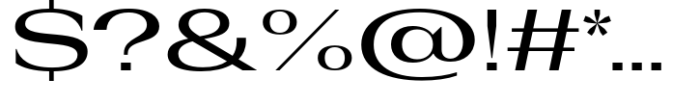 Rules Serif Exp Medium Font OTHER CHARS