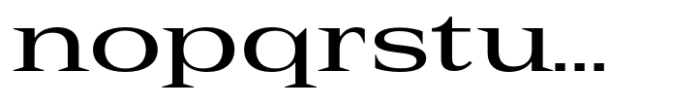 Rules Serif Exp Medium Font LOWERCASE