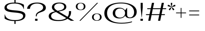 Rules Serif Exp Regular Font OTHER CHARS
