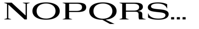 Rules Serif Exp Semibold Font UPPERCASE