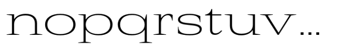 Rules Serif Exp Ultra Light Font LOWERCASE