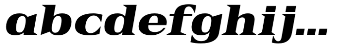 Rules Serif Ext Black Italic FONT