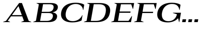Rules Serif Ext Bold Italic Font UPPERCASE