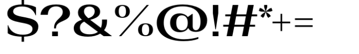 Rules Serif Ext Bold Font OTHER CHARS