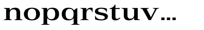 Rules Serif Ext Bold Font LOWERCASE