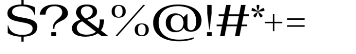 Rules Serif Ext Medium Font OTHER CHARS