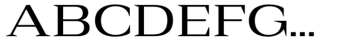 Rules Serif Ext Medium Font UPPERCASE