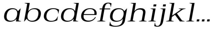 Rules Serif Ext Regular Italic FONT