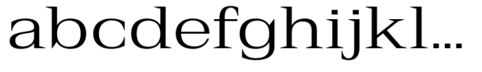 Rules Serif Ext Regular FONT
